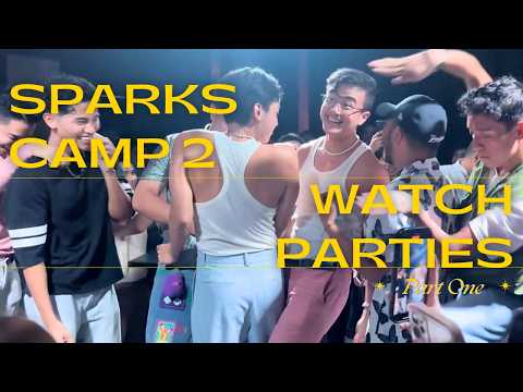 SPARKS CAMP 2 Watch Party Vlog Part 1 Theodore Boborol