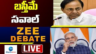 ZEE Debate LIVE: బస్తీమే సవాల్ | BJP VS BRS | CM KCR vs PM MODI | ZEE Telugu News