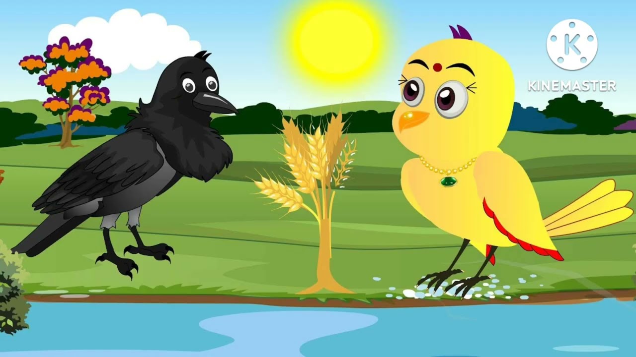 🕊️🕊️ Bholi Chidiya Or Chalak Crow Ki Kahani 🕊️🕊️🕊️#kidscartoonik - YouTube