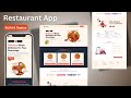 🔥Complete Responsive Restaurant Website using React and Tailwind CSS || Build and Deploy