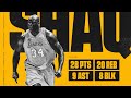 Greatest Lakers Games | Shaq's Near Quadruple Double (28 pts, 20 rebs, 9 ast, 8 blk)