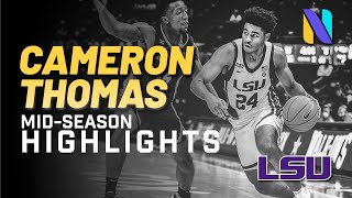 Brooklyn Nets Rookie Cameron Thomas LSU Tigers Mid Season Highlights | 2020-21 Season