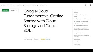 Google Cloud Fundamentals: Getting Started with Cloud Storage and Cloud SQL | #qwiklabs | #coursera