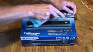 APEX Digital TV Converter Box Unboxing68