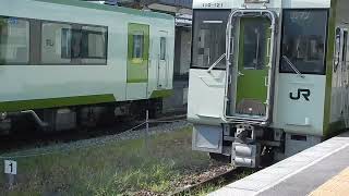 240909 1429小淵沢行列車到着,中込駅