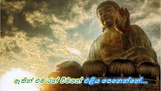 Sansara gamane thanha asha  /  සංසාර ගමනේ තණ්හා ආශා  ( Lyrics Song ) W D Amaradeva