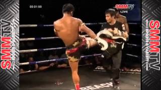 (โชว์) บัวขาว vs มวยจีน / Buakaw Banchamek vs Quentin Chong | 27 May 2013