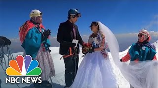 Couple Tie The Knot 21,109 Feet Up In The Bolivian Andes