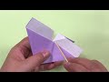 【折り紙】ちょうちょの簡単で可愛い折り方　子供向け　origami butterfly【音声解説あり】 ばぁばの折り紙