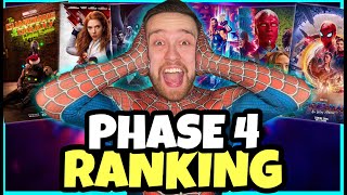 Ranking All Marvel Cinematic Universe Phase 4 Movies and Shows! | MCU PHASE 4 RANKING