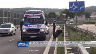 JAWOR/BOLKÓW. Motocyklista w szpitalu, kolizję bada policja