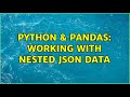 Python & Pandas: Working with nested json data