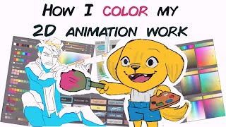 How I Color my Animation Work