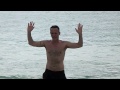 kevin in playa del carmen...one last dip