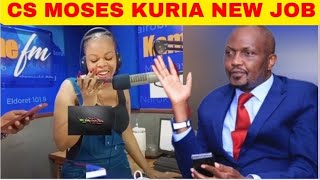 CS MOSES KURIA NEW JOB AFTER HE WAS FIRED. LIVE ON KAMEME FM WITH MUTHONI WA KIRUMBA. 🔥WOW!🔥