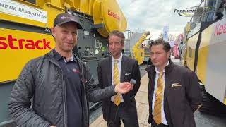 Maskinkanalen besöker Fredheim Maskin på Bauma 2022