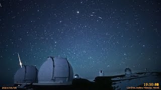 ハワイ・マウナケア星空ライブカメラ 2023年5月7日UTの流星ダイジェスト/Meteors over Maunakea, Hawaii, 7 May 2023 UT