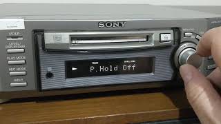 Sony Minidisc Deck MDS-S50 MDLP Demo