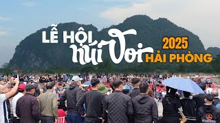 Sôi động Lễ hội Núi Voi (An Lão, Hải Phòng), dòng người tấp nập đổ về trẩy hội.