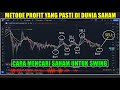 Cara Screening mencari saham bagus untuk Swing trading saham - metode Profit di dunia saham