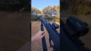 Sulun Tacsoras lever release shotgun (the Australian Benelli m4)