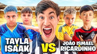 TAYLA E ISAAK DESAFIARAM RICARDINHO E JOÃO ISMAEL PRO X2! *quem vai ganhar?