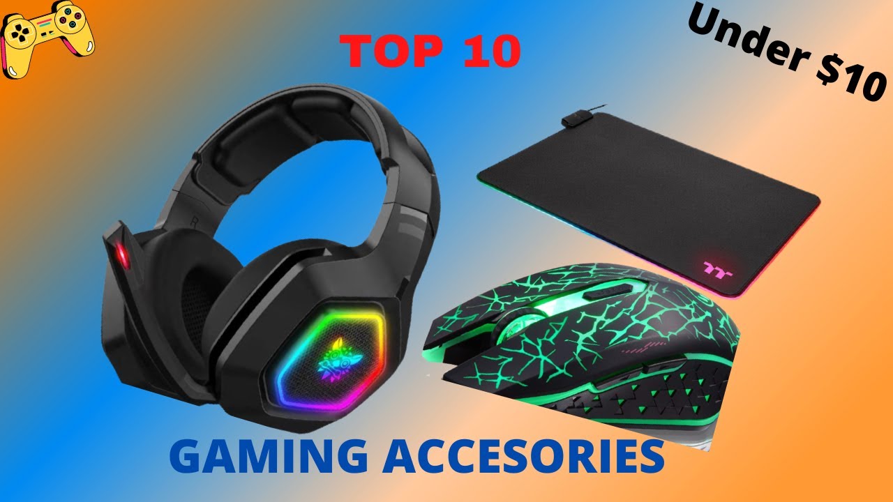 Top 10 Gaming Accessories Under $10 (BEST BUDGET FOR GAMERS) - YouTube