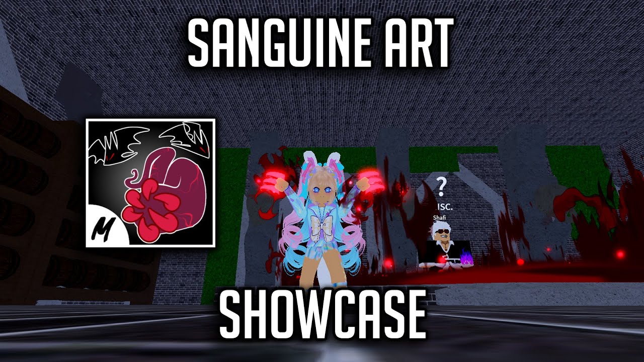 Detailed Showcase With Combos | Sanguine Art Showcase Blox Fruit - YouTube