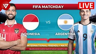 🇮🇩 INDONESIA vs ARGENTINA 🇦🇷 - FIFA MATCHDAY INTERNATIONAL FRIENDLY MATCH - Predictions Lineup