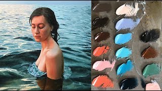 Oil Painting Time Lapse | Calm Waves