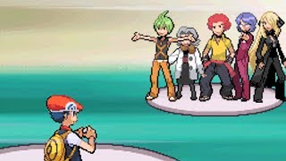 All Elite Four Battles in Sinnoh!! [Pokemon Diamond]