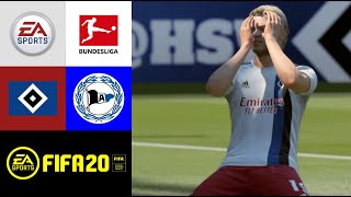 FIFA 20 TOPSPIEL: Hamburger SV v Arminia Bielefeld l 27.Spieltag 2.Bundesliga l Deutsch [FULL HD]