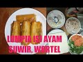 resep lumpia isi ayam suwir wortel