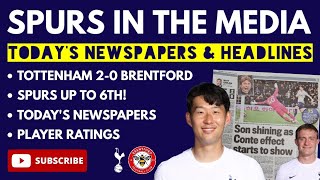 SPURS IN THE MEDIA & PLAYER RATINGS: Tottenham 2-0 Brentford: Skipp & Son 손흥민 the Stars of the Show