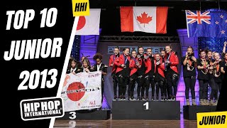 TOP 10 JUNIOR 2013 - HIP HOP INTERNATIONAL