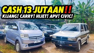 Obral super Kandas harga mobil bekas murah cash 13 Jutaan, kijang escudo carry hijet civic lx