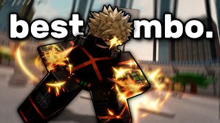 The Best Bakugo Combo In Heroes Battlegrounds..