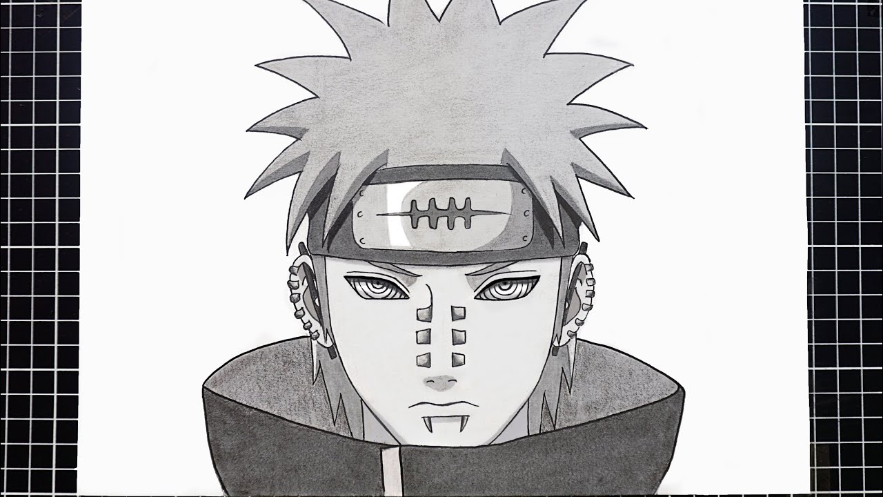 How To Draw PAIN Easy | Naruto Shippuden (step By Step) - YouTube