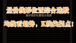 均線看趨勢，K線找拐點！一節課學會量價線形位置綜合選股！