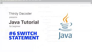 Java #6 Switch Statement | Tagalog Tutorial for beginner 2024 | Thirdy Dacoder