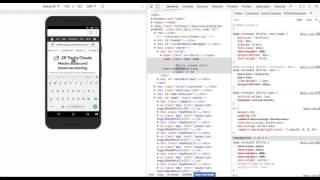 Using Chrome DevTools Device Mode