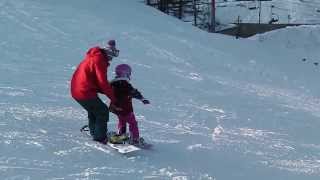 6歳女子スノーボードデビュー