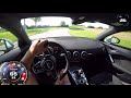 Audi TT RS 400HP AUTOBAHN POV ACCELERATION & TOP SPEED 280kmh by AutoTopNL
