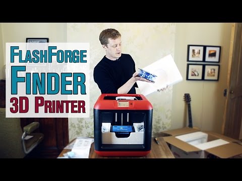 FlashForge Finder 3D Printer: Un-boxing, setup and first print FlashForge Finder 3D Printer: Un-boxing, setup and first print