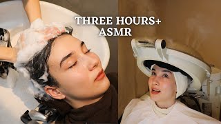 ASMR THREE HOURS of SCALP CLEANING COMPILATION OF JAPAN (SOFT SPOKEN)