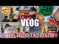 DECORANDO A NOSSA CASA PARA O NATAL 2024🎄+ TIVEMOS QUE COMPRAR COISAS DE ÚLTIMA HORA!!