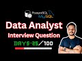 SQL Data Analysis Interview Question #25/100 | SQL Challenge | SQL Tutorials | Business analyst