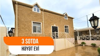 Badamdar qəsəbəsində 3 sotda Super həyət evi Satılır  070-804-57-77