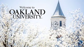Oakland University Virtual Welcome Reception