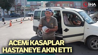 Kayseri'de Acemi Kasaplar Hastaneye Akın Etti